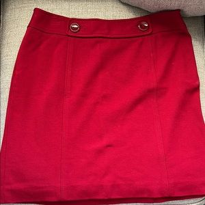 Elegant Red Women's Skirt